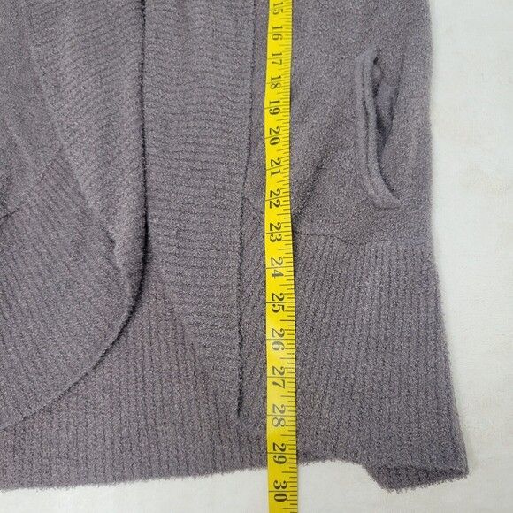 Barefoot Dreams Women's Size XS-Sm CozyChic Lite Circle Cardi in Charcoal Gray - Picture 7 of 13